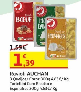 Auchan Ravioli auchan promoção
