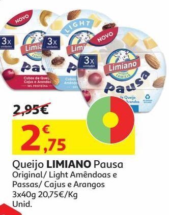 Auchan Queijo limiano promoção