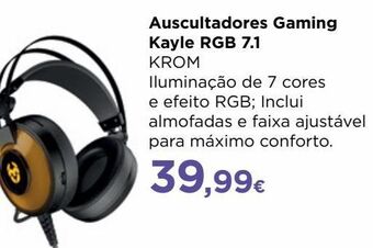 El Corte Inglés Auscultadores promoção