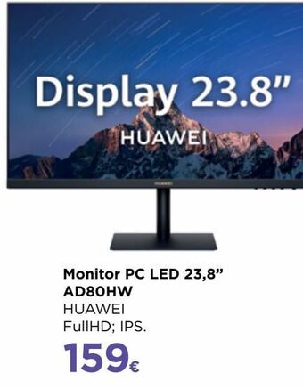 El Corte Inglés Monitor huawei promoção