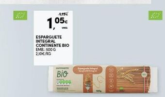 Continente Bom dia Esparguete continente promoção