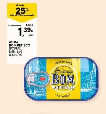 Continente Bom dia Atum em lata bom petisco promoção