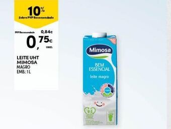 Leite mimosa