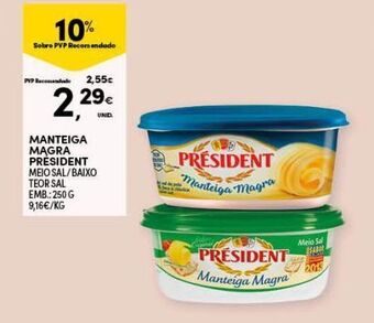 Manteiga président