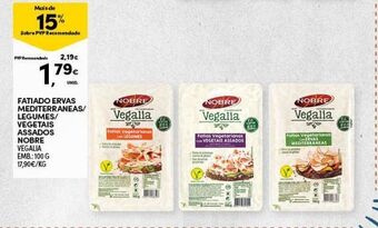 Continente Bom dia Comida vegetariana nobre promoção