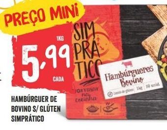 Minipreço Hambúrguer promoção