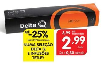 Minipreço Cápsulas de café delta q promoção