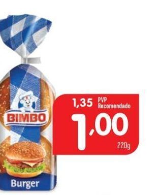 Minipreço Pão de hambúrguer bimbo promoção