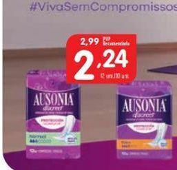 Minipreço Absorvente ausonia promoção