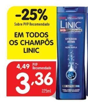 Minipreço Shampoo linic promoção