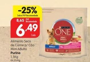 Minipreço Ração para cães purinaone promoção