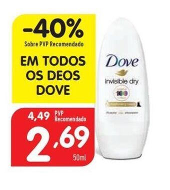 Minipreço Desodorizante dove promoção