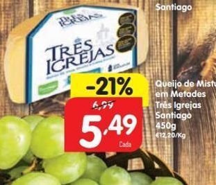 Queijos três igrejas