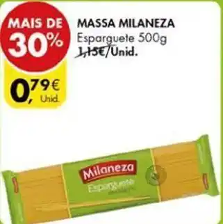 Pingo Doce Macarrão milaneza promoção