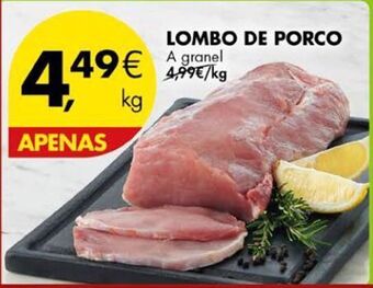 Pingo Doce Lombo suíno promoção