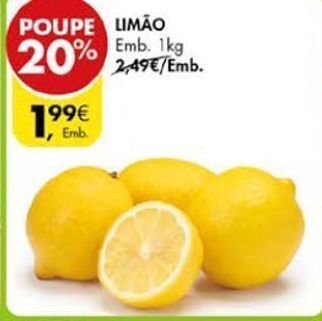 Pingo Doce Limão promoção