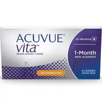 Lentes de contacto acuvue vita for astigmatism