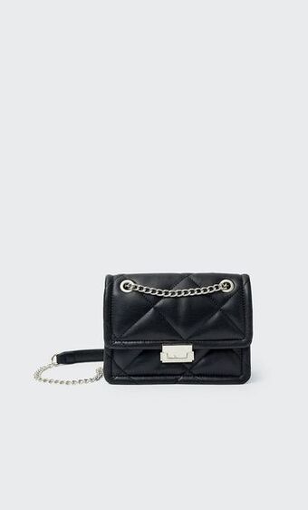 Stradivarius Mala a tiracolo com aba larga promoção