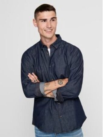 Venca Camisa de manga comprida de homem promoção