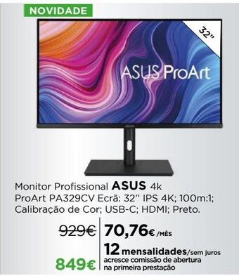 El Corte Inglés Monitor asus promoção