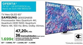 El Corte Inglés Smart tv samsung promoção