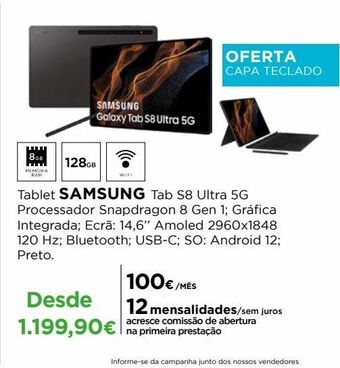 El Corte Inglés Tablet samsung promoção