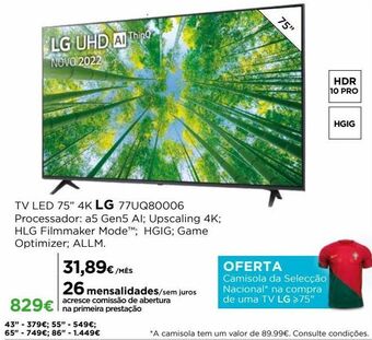 El Corte Inglés Smart tv lg promoção