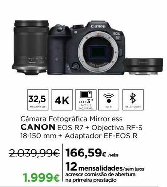 El Corte Inglés Câmera fotográfica canon promoção