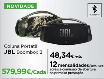 Coluna portátil jbl