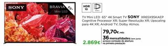 El Corte Inglés Tv 65'' led sony promoção