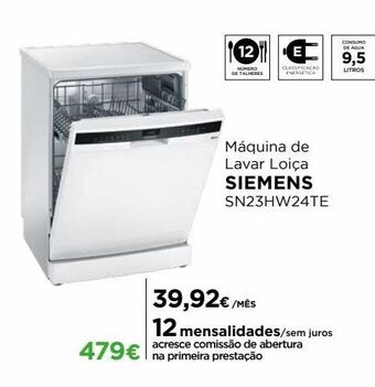 El Corte Inglés Lava louças siemens promoção