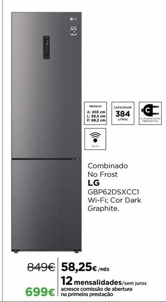 El Corte Inglés Frigorífico combinada lg promoção
