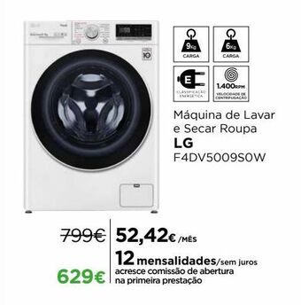 El Corte Inglés Lavadora e secadora lg promoção