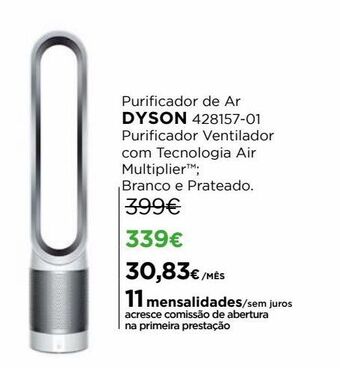 El Corte Inglés Purificador de ar dyson promoção