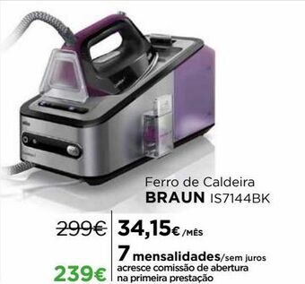 El Corte Inglés Ferro de engomar braun promoção