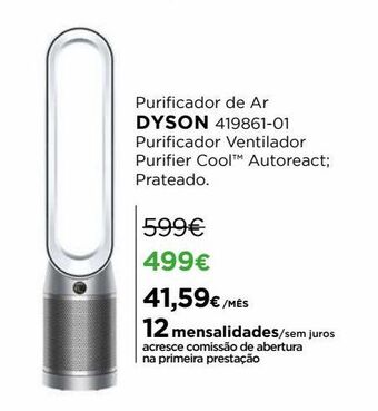 El Corte Inglés Purificador de ar dyson promoção