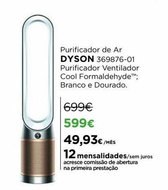 Purificador de ar dyson