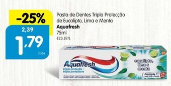 Minipreço Pasta de dentes aquafresh promoção