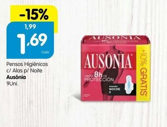 Minipreço Absorvente ausonia promoção