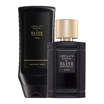 Avon Conjunto elite gentleman absolute santal promoção