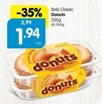 Bolo donuts