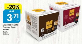Minipreço Cápsulas de café nicola promoção