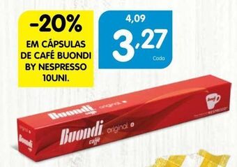 Cápsulas de café buondi