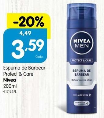 Minipreço Espuma de barbear nivea men promoção
