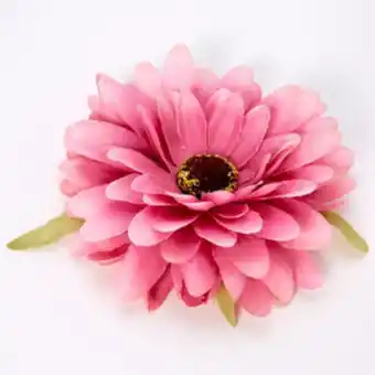 Claire's Pink gerbera daisy hair clip promoção