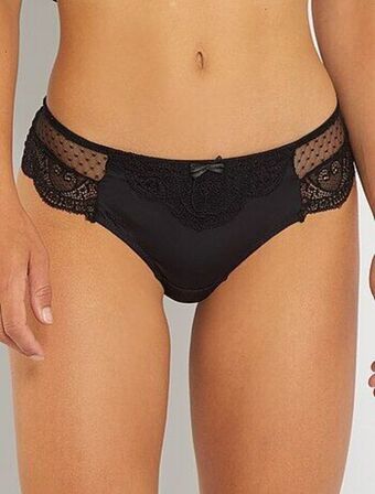 Kiabi Shorties tanga 'envie de lingerie' promoção
