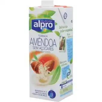 Apolónia Bebida alpro amêndoa s/ açúcar 1l promoção
