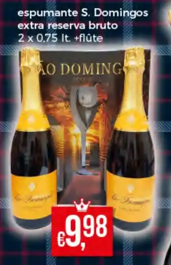 Bolama Espumante S. Domingos Extra Reserva Bruto 2x0,75lt promoção