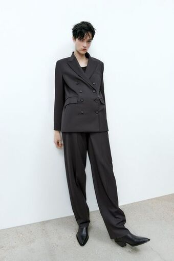 ZARA Calças com lã limited edition promoção