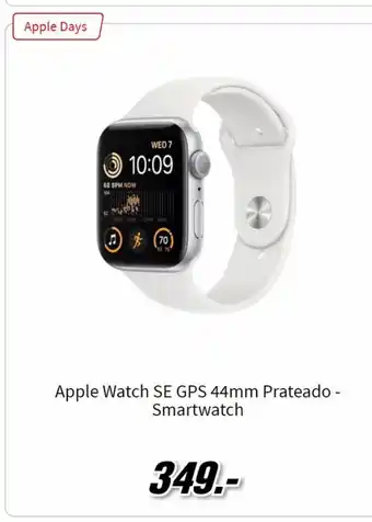 MediaMarkt Apple Watch SE GPS 40mm Preteado - Smartwatch promoção